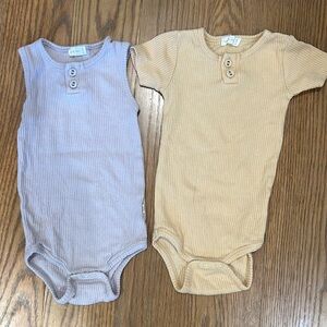 Jamie Kay baby girl ribbed bodysuits size 6-12 months
